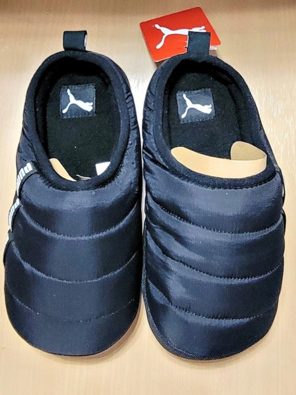 Puma Scuff Jr Slippers Black Size 4C